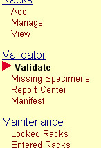 Navigation Menu Validator &gt; Validate